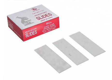 투명 현미경 슬라이드 커버 유리 1.2mm 1.0mm 두께