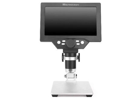 LCD 7 인치 무선 광학 디지털 현미경 12MP 1200X 8 LED 조명