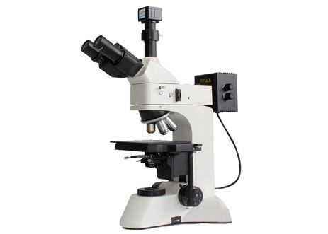 품질  DIC Optical Polarizing Microscope WF10X 5X 50X Reflected Microscope Light Source 공장