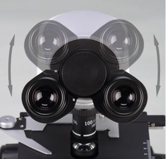 50X-1000X 야금술 역 광학 현미경은 명시야를 배합시켰습니다